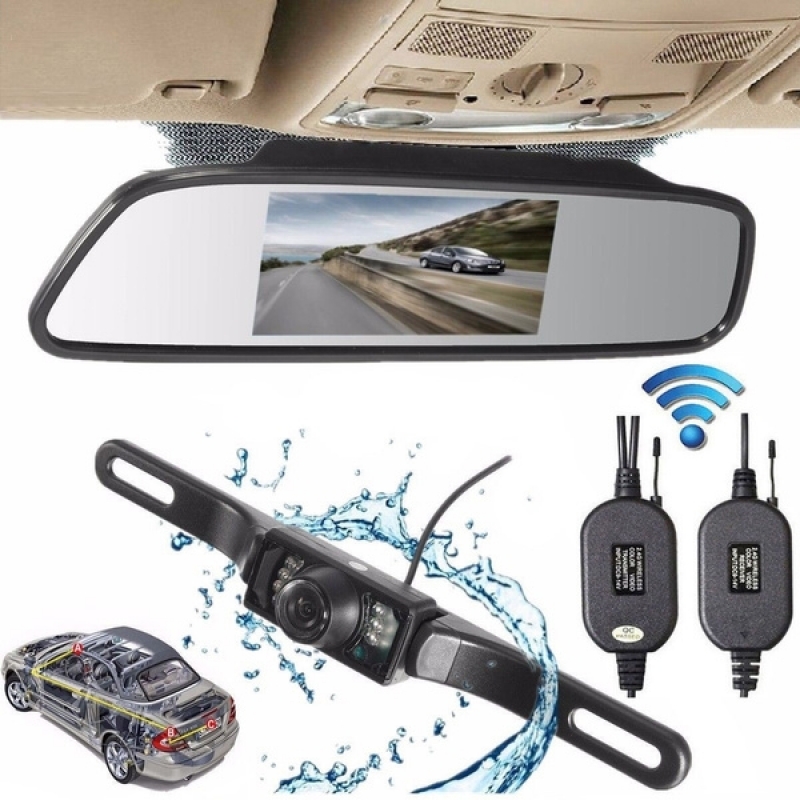 Câmera de Ré Bluetooth Pcd Perus - Câmera de Ré Carro Pcd