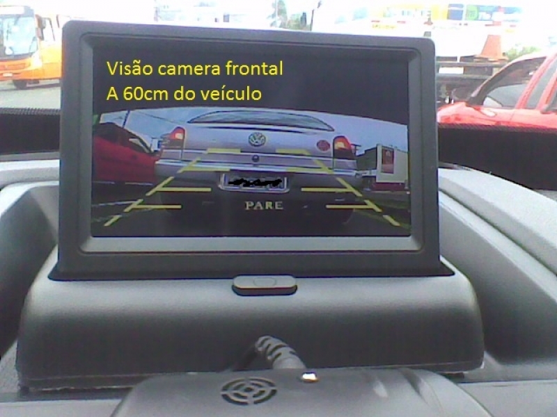 Câmeras de Ré com Visor Pcd Alto da Providencia - Câmera Ré com Sensor Pcd
