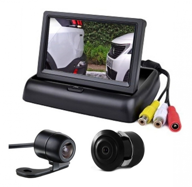 Preço de Câmera de Ré com Visor Pcd Parada Inglesa - Câmera de Ré Bluetooth Pcd